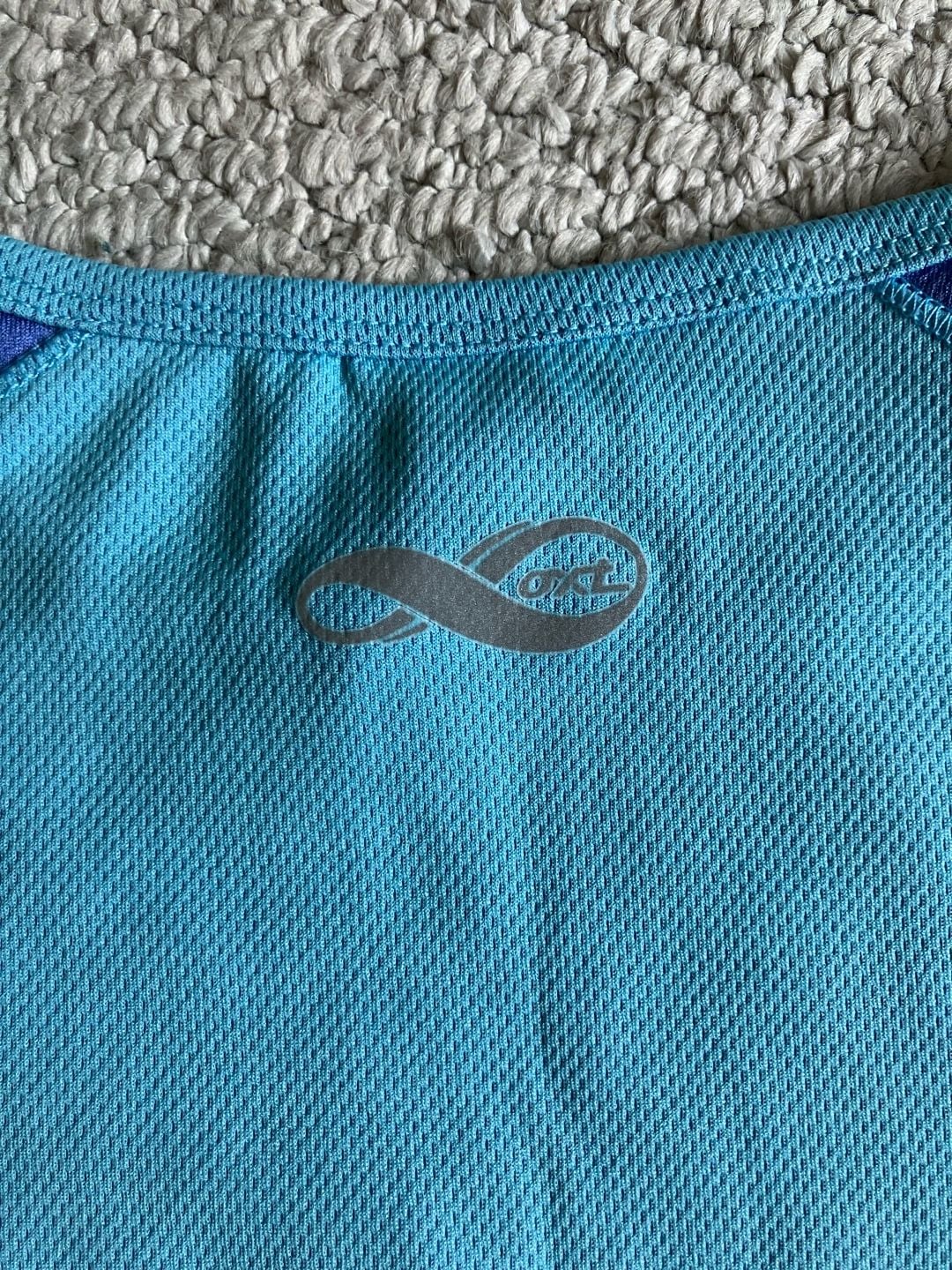 REI Girls' XL (16/18) Short-Sleeve Activewear Top, Teal/Blue, UPF 35+ Protection 6