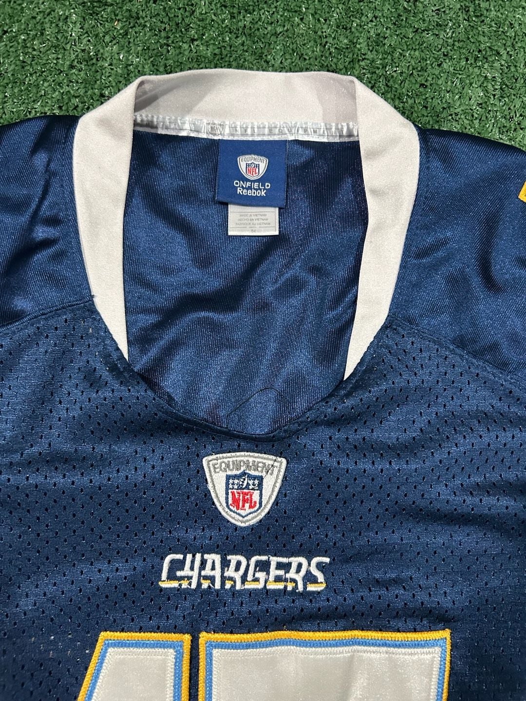 Reebok San Diego Chargers #17 Philip Rivers Men's NFL On-Field Jersey 6