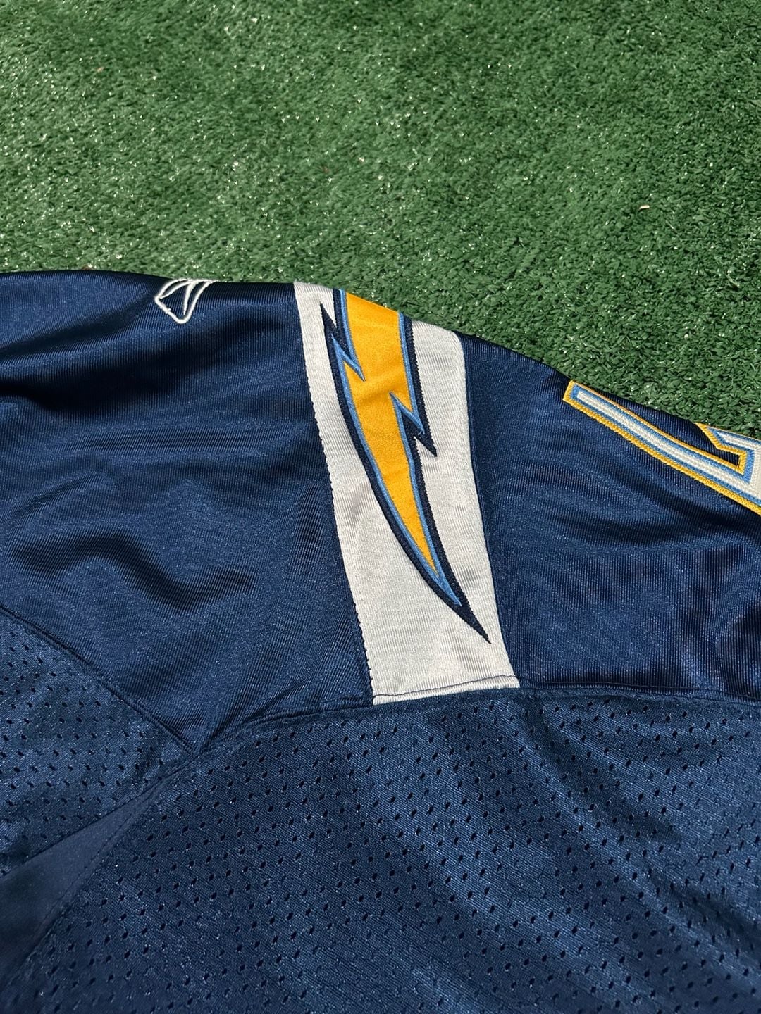 Reebok San Diego Chargers #17 Philip Rivers Men's NFL On-Field Jersey 7