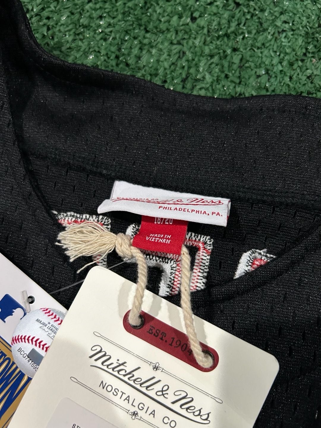  Ken Griffey Jr. Black Cincinnati Reds 2000 Authentic Batting Practice Jersey 7
