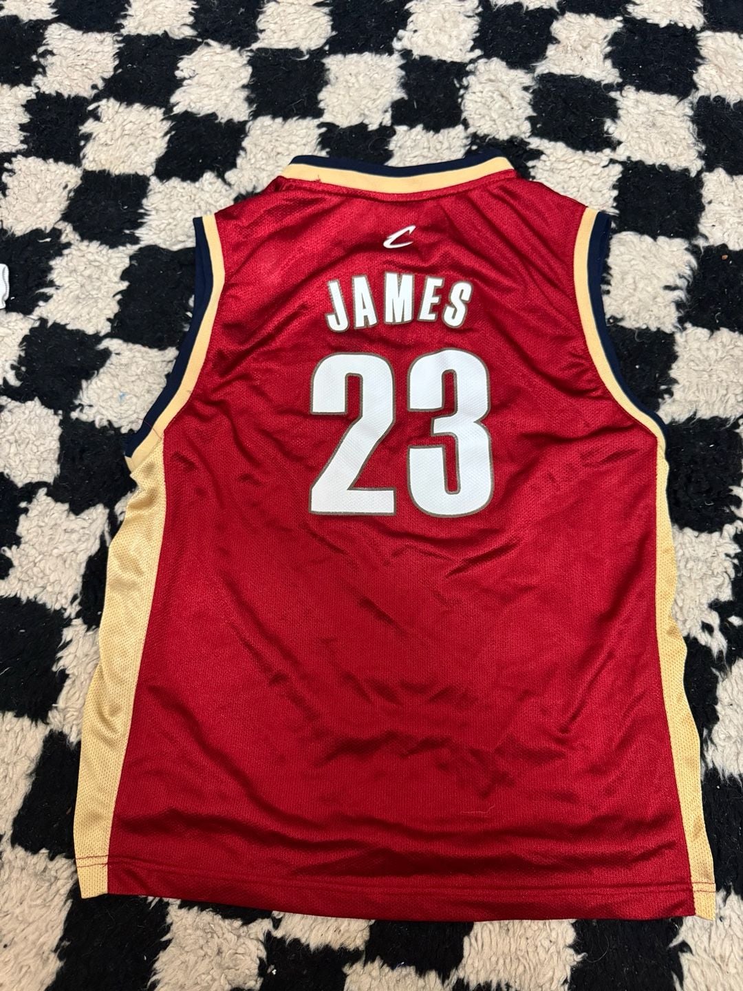 Vintage Reebok LeBron James 23 Cleveland Cavaliers NBA Basketball Jersey Youth Large 5