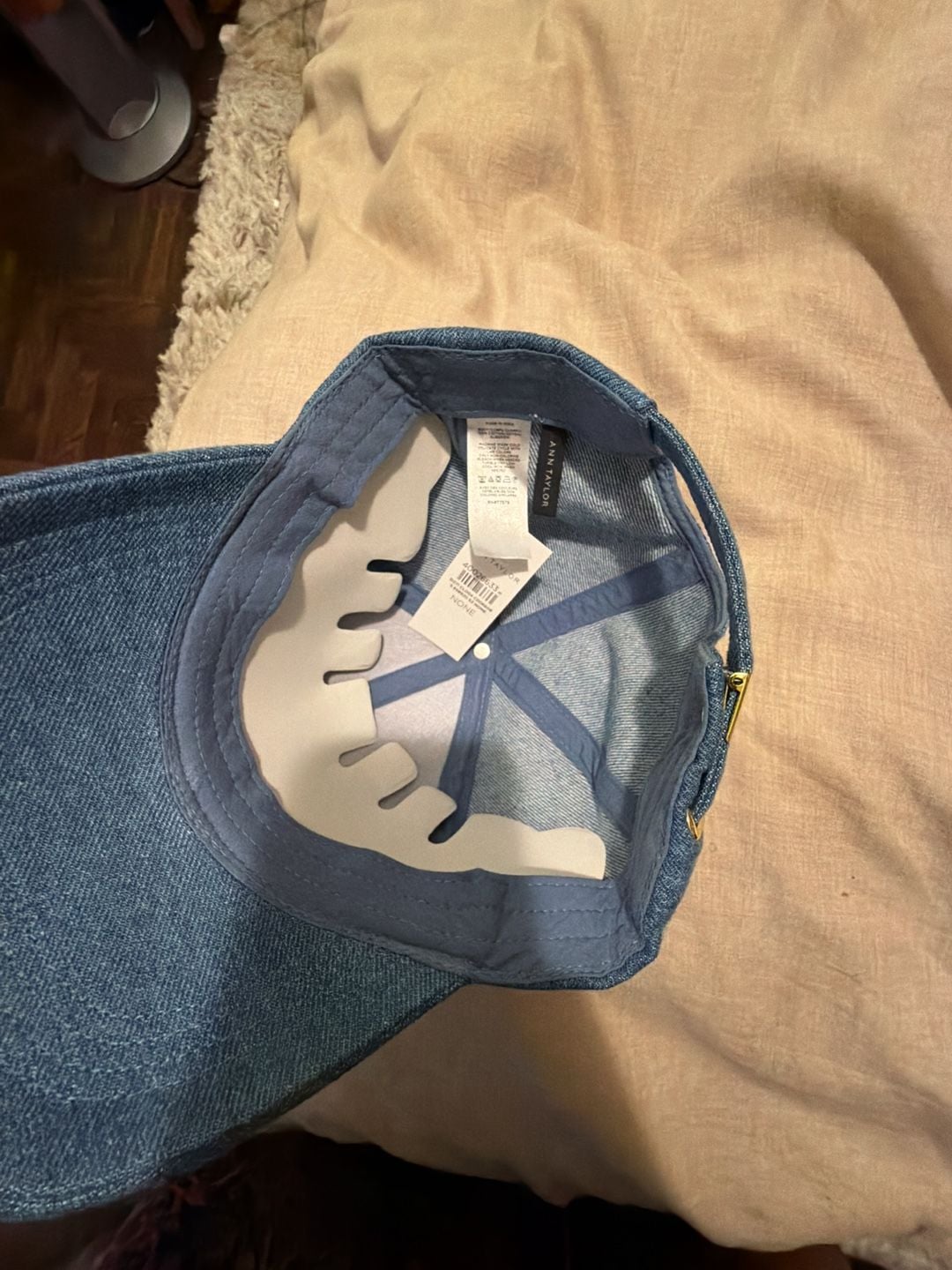 Ann Taylor Denim Baseball Cap Hat 6