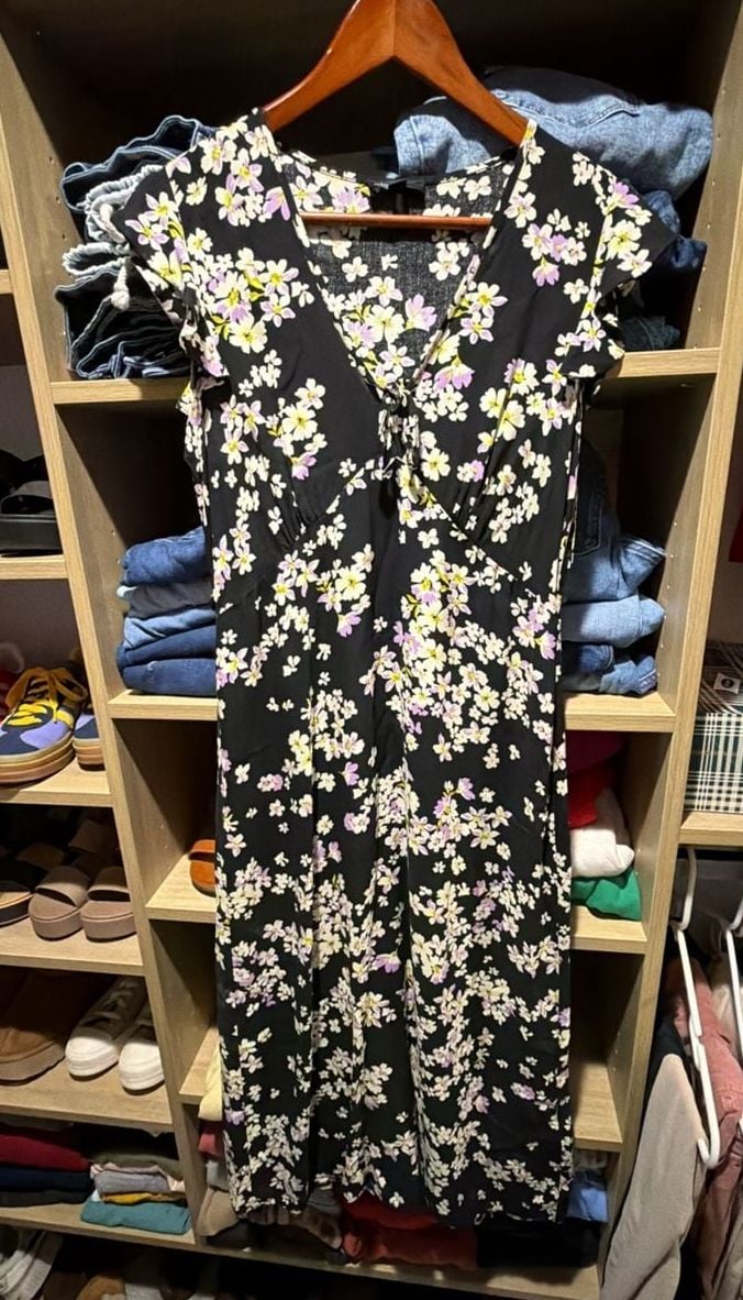 Nobody's Child Alexa Mid-Length Floral Flutter Sleeve Dress 2