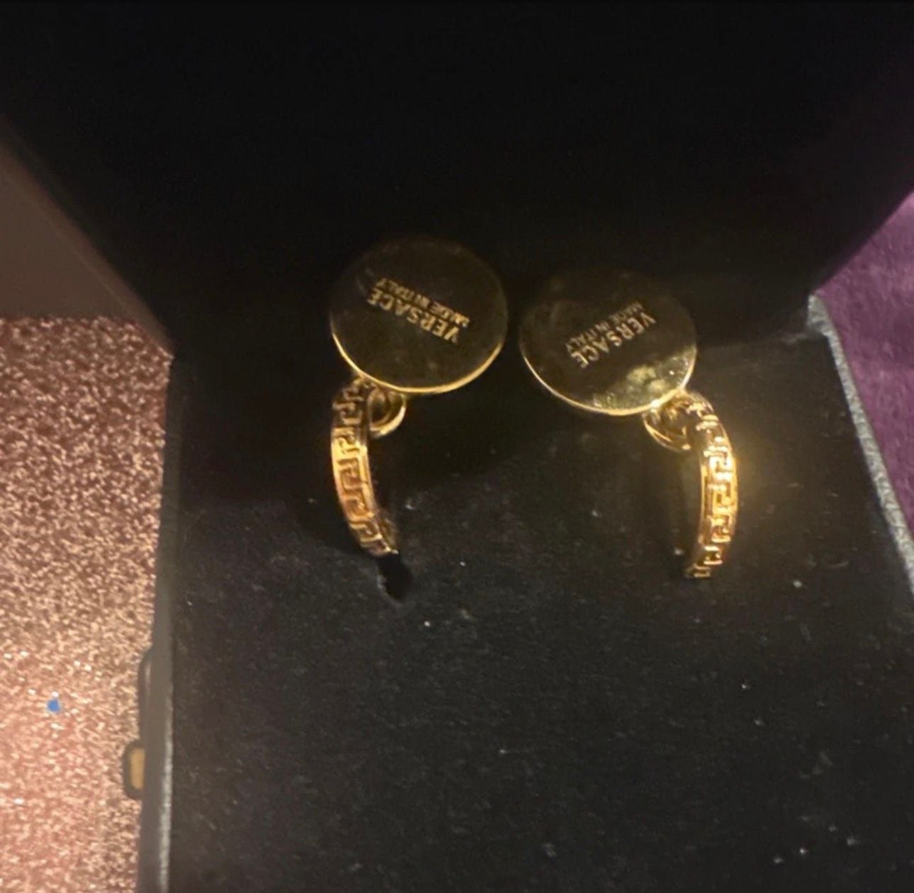 La Medusa Crystal Earrings Gold 4