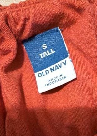 Old Navy Red Halter Neck Wide Leg Jumpsuit Size Small Tall 3