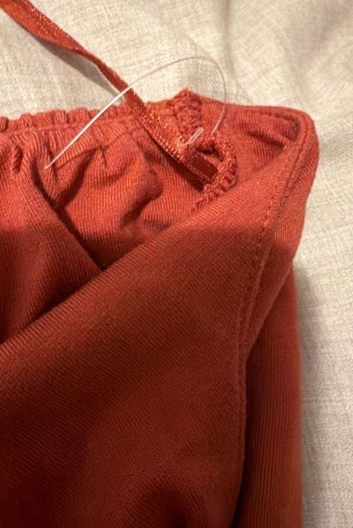 Old Navy Red Halter Neck Wide Leg Jumpsuit Size Small Tall 4