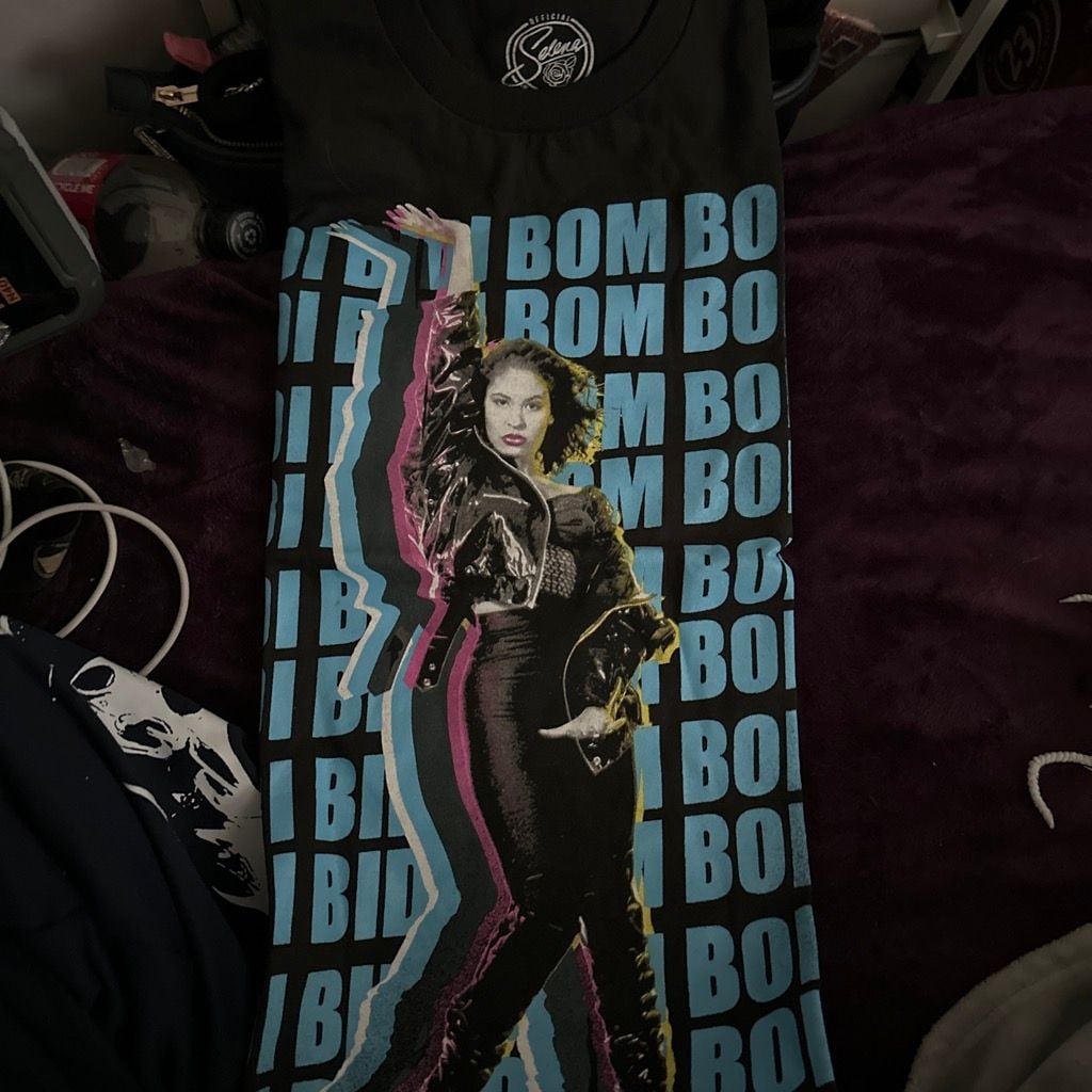 Selena Official Merchandise Bidi Bidi Bom Bom Black T-Shirt Size Large 3