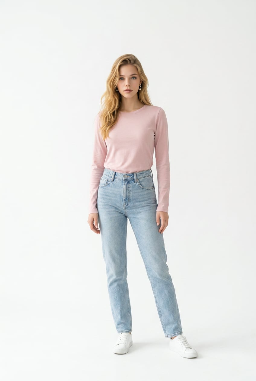 Very Soft Long Sleeve T-shirt - Pink 2