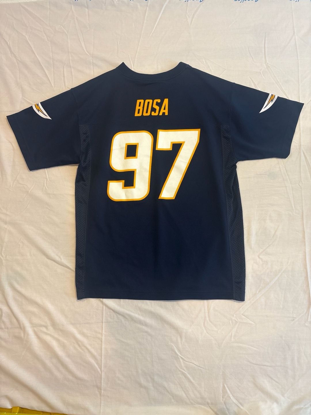 NFL Apparel Los Angeles Chargers Joey Bosa #97 Youth Navy Blue Football Jersey XL 3