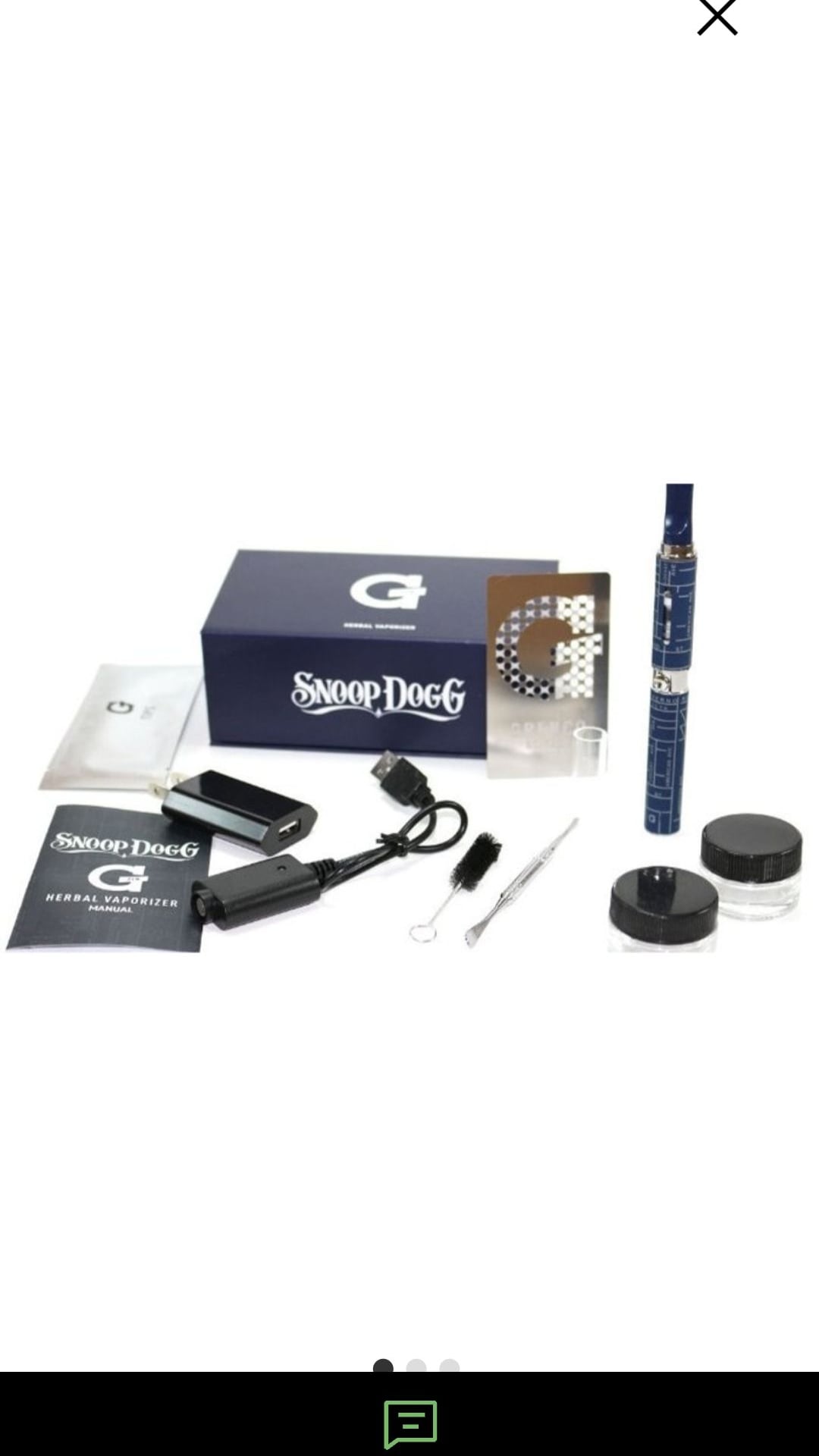 Grenco Science Snoop Dogg G Pen Herbal Vaporizer in wrapping. 1