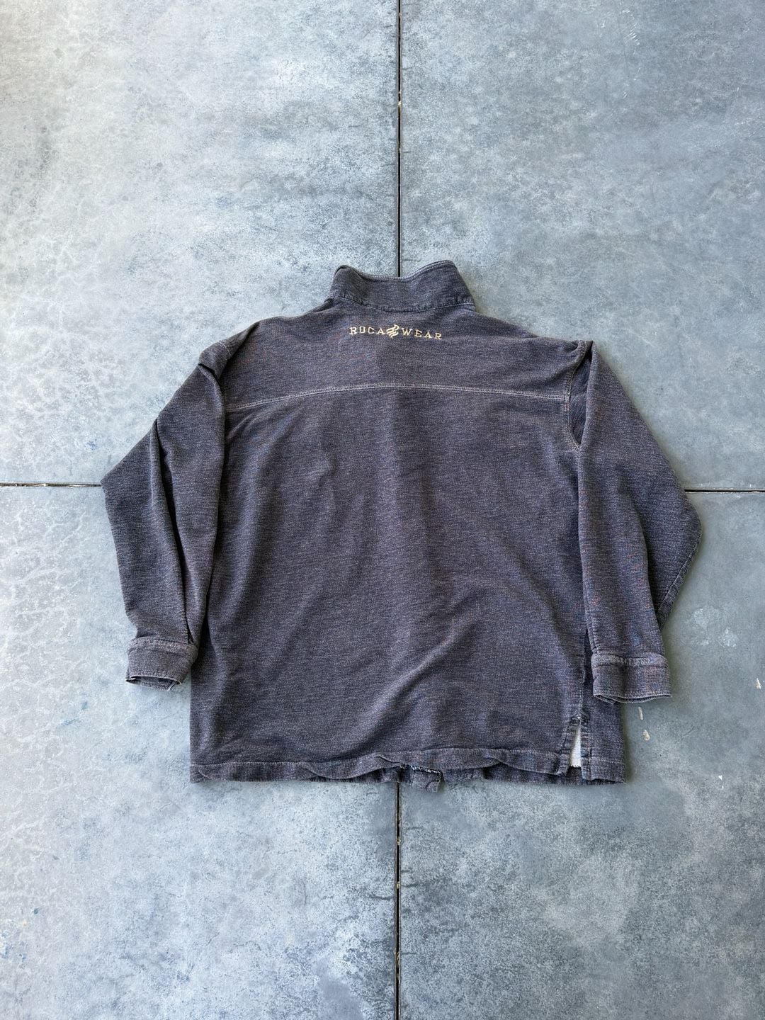 Vintage Rocawear Heavyweight Long Sleeve Button-Up Work Shirt Over-shirt Mens 7