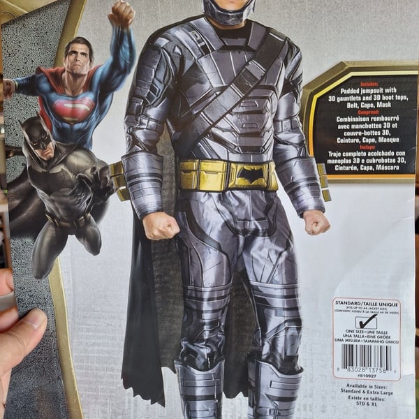 Batman Costume Dawn of Justice™ Men's Armored Deluxe Batman v. Superman