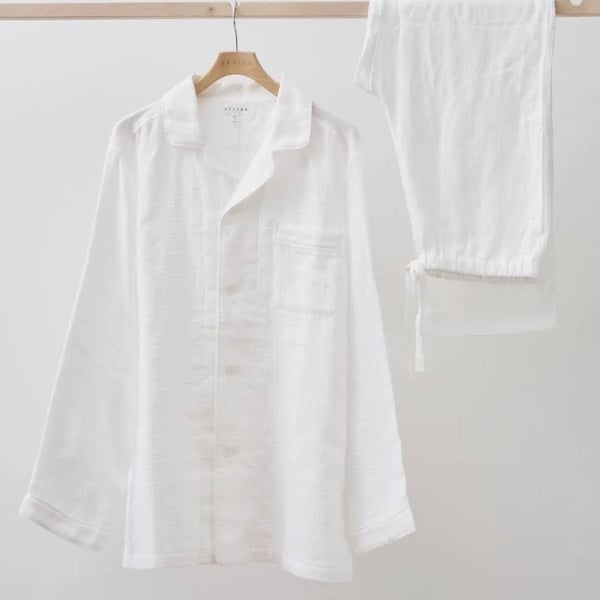 UCHINO Marshmallow Gauze Pajamas White