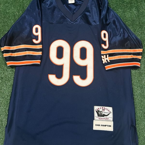 Mitchell & Ness Dan Hampton Chicago Bears Throwbacks Jersey #99 Adult Size 52