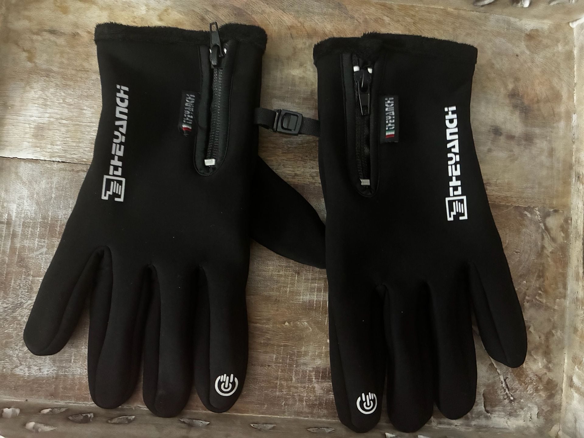 Outdoor Sports Winter Touchscreen Gloves With Zipper 1
