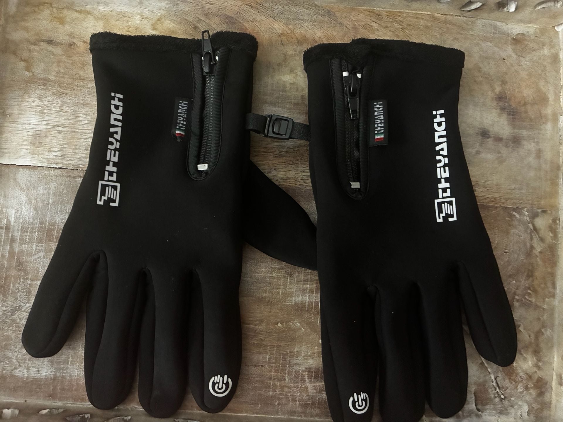 Outdoor Sports Winter Touchscreen Gloves With Zipper 2