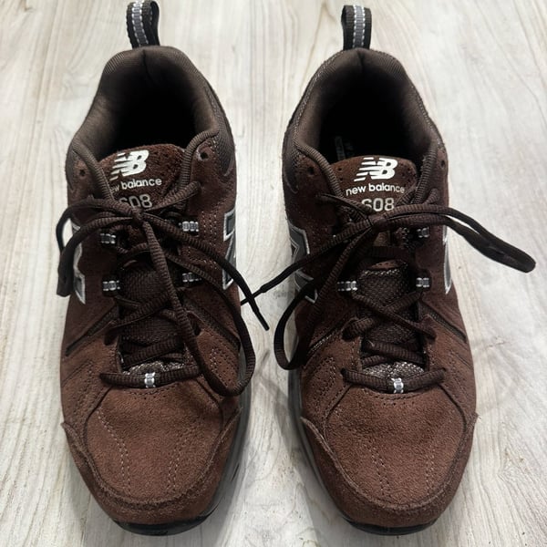 New Balance 608v5 Chocolate Brown Suede Training Shoes MX608UB5