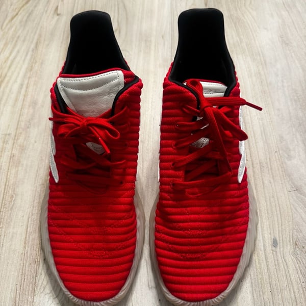 Adidas Sobakov Scarlet Red White Sneakers BD7572