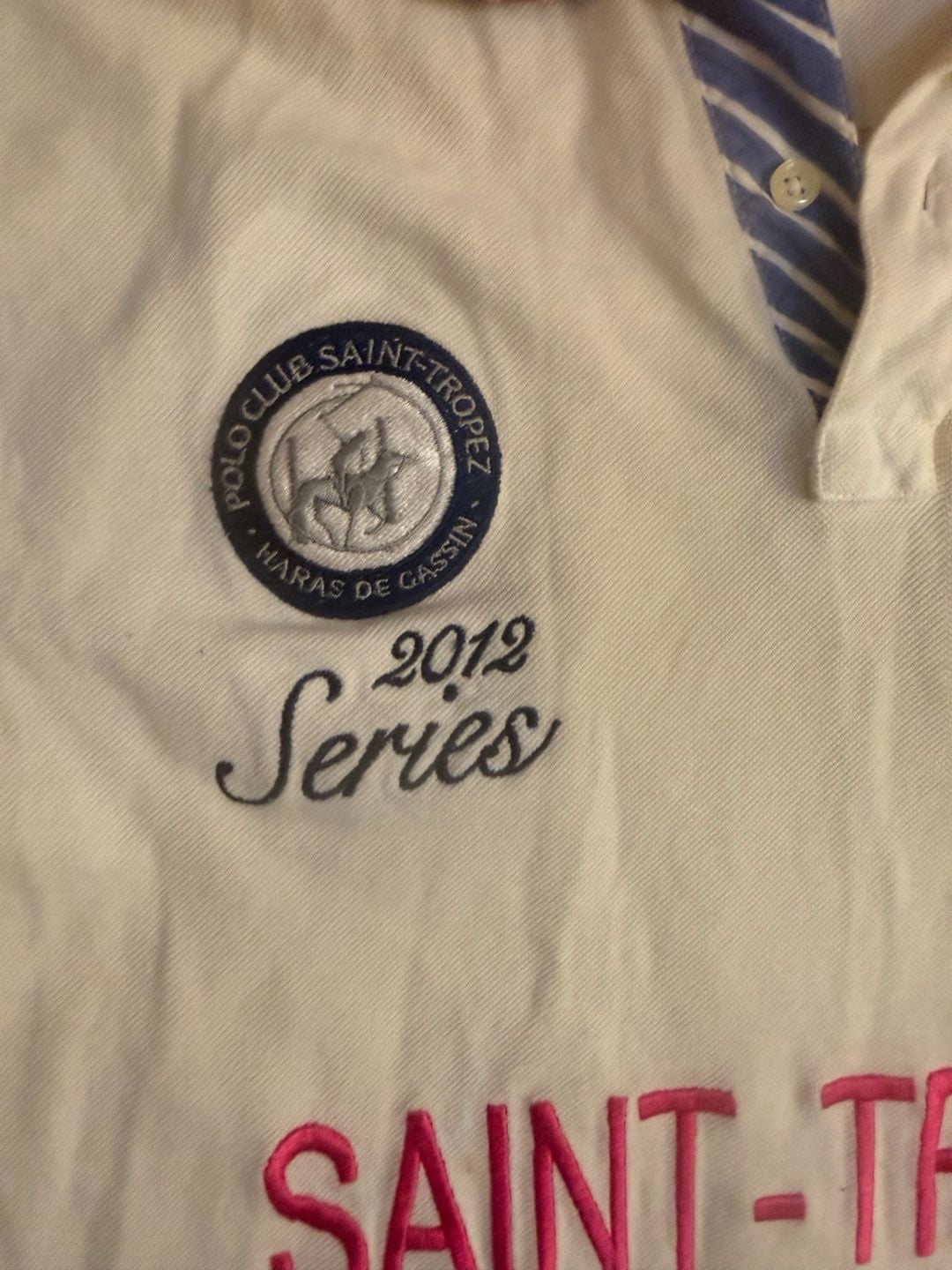 Vicomte A Saint Tropez Polo Club Men L 2012 Series #3 Embroidered Polo Shirt 9