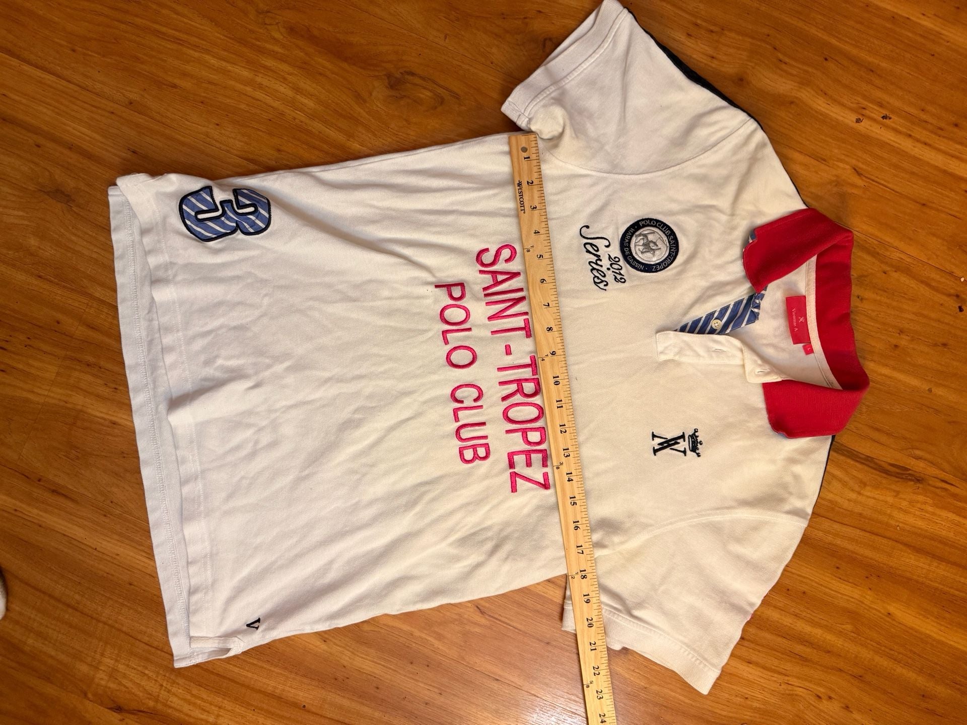 Vicomte A Saint Tropez Polo Club Men L 2012 Series #3 Embroidered Polo Shirt 11