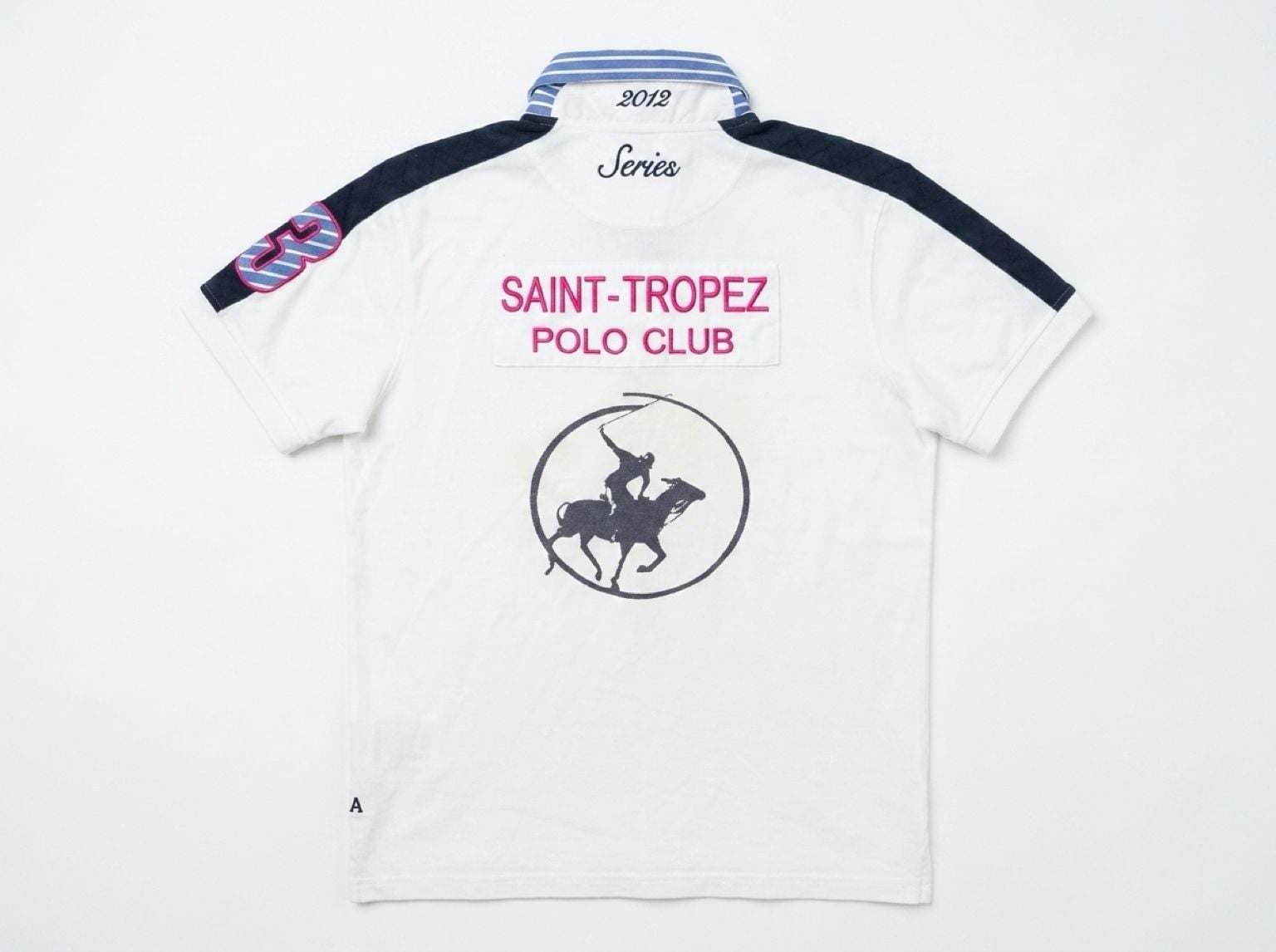 Vicomte A Saint Tropez Polo Club Men L 2012 Series #3 Embroidered Polo Shirt 3