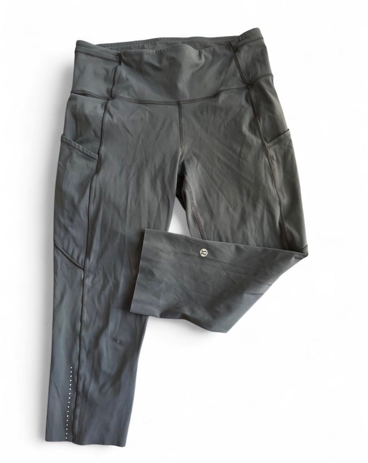 Lululemon Fast and Free High-Rise Crop 19" Nulux Athletic Leggings 4