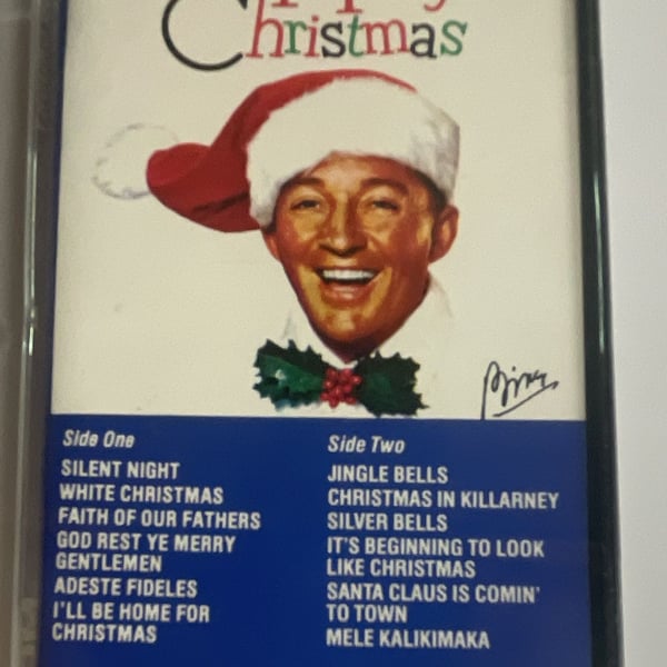 Bing Crosby - Merry Christmas Audio Cassette Tape (MCA Records, 1984)