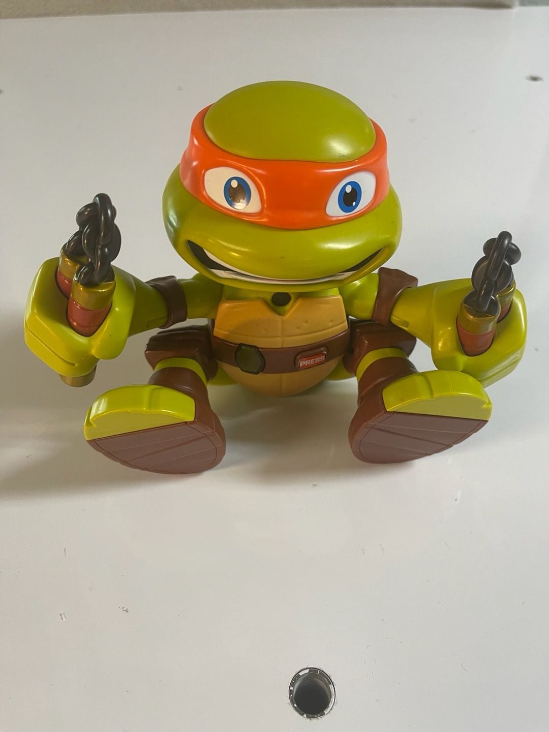 TMNT Talk to Me Mikey Michelangelo Interactive Toy 2016 Playmates 2