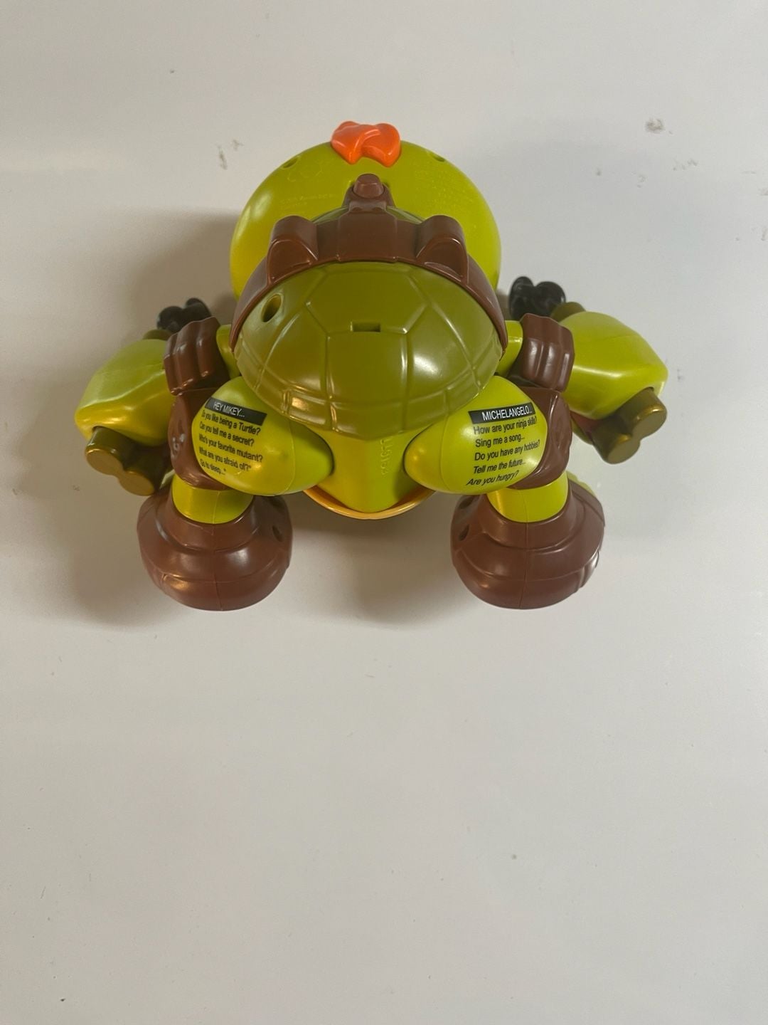TMNT Talk to Me Mikey Michelangelo Interactive Toy 2016 Playmates 3