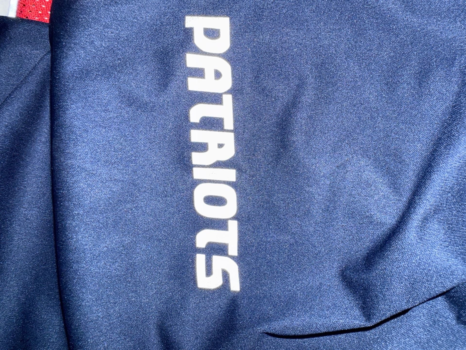 NFL Team Apparel New England Patriots Women Full Zip Jacket Navy Blue XL 7