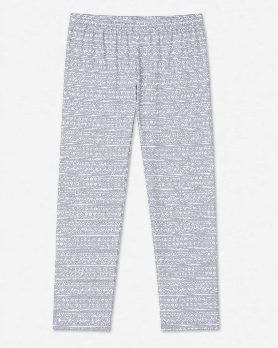 32 Degrees Heat Kids 2-Piece Pajama Set Long Sleeve Crew Neck & Legging Gray Winter Print Size Large 3