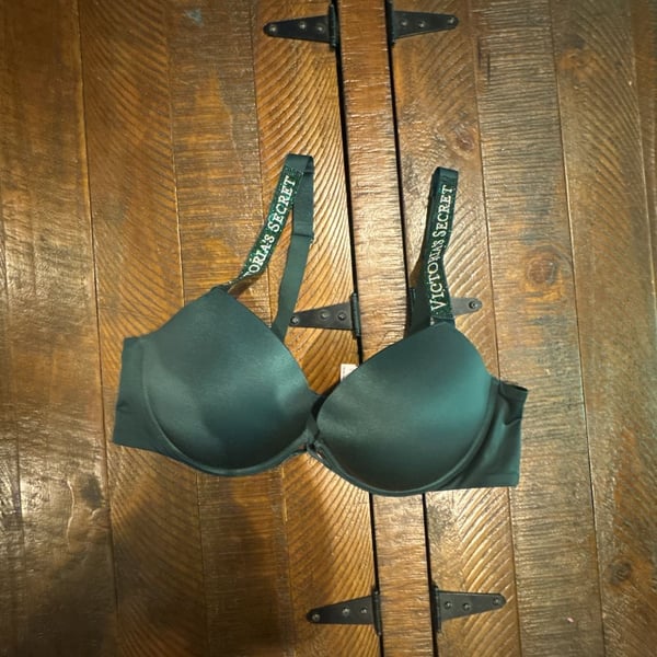 Victoria's Secret Very Sexy Shine Strap Push-Up Bra 40C Dark Green