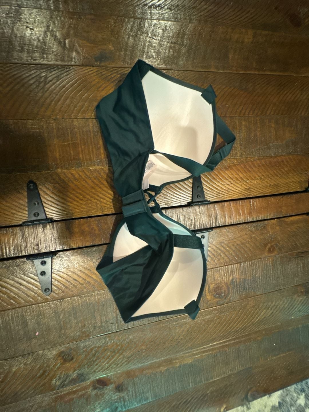 Victoria's Secret Very Sexy Shine Strap Push-Up Bra 40C Dark Green 4