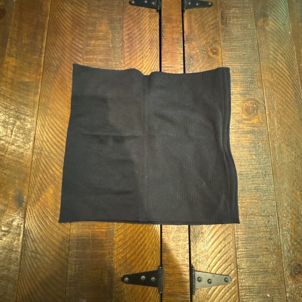 Seamless Waist Cincher Tummy Control Belly Band Shaper Black Size L