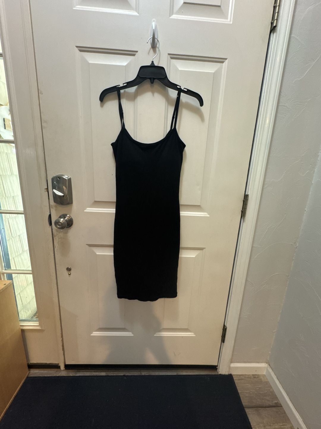 Polilush Built-In Shapewear Modal Soft Slip Dress XL Black Bodycon Mini Shaper 2