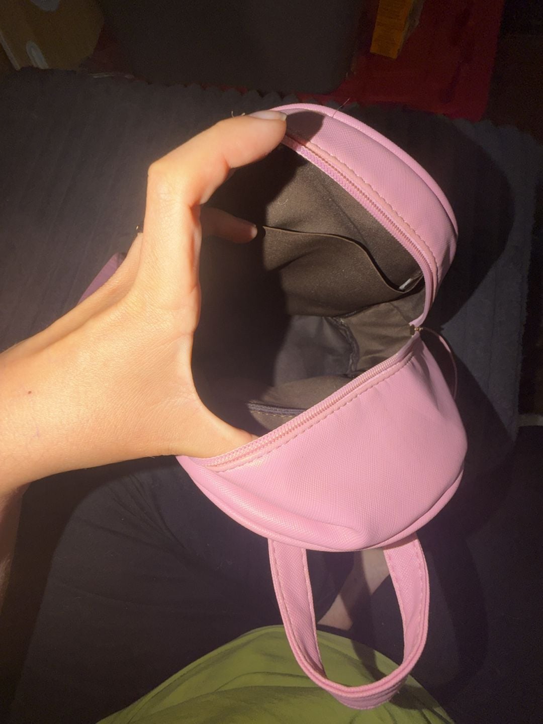 Ihayner Pink Bowknot Cute Leather Mini Backpack Purse 4