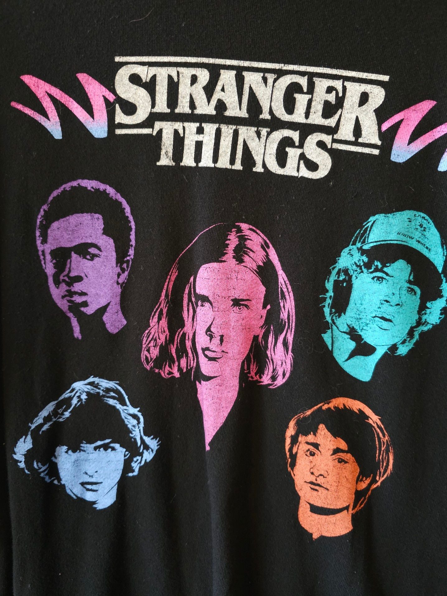 Stranger Things Summer of 85 Black Graphic Long Sleeve Pullover Sweatshirt XXL Netflix Official 3