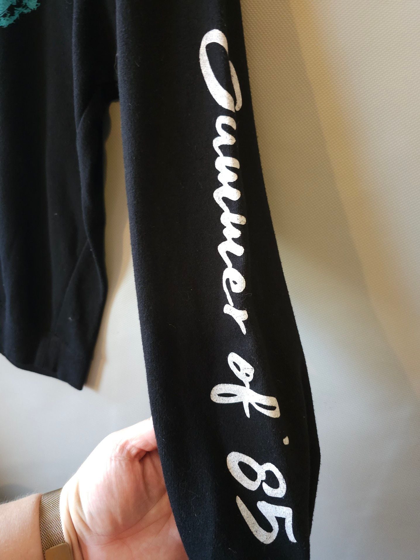 Stranger Things Summer of 85 Black Graphic Long Sleeve Pullover Sweatshirt XXL Netflix Official 5