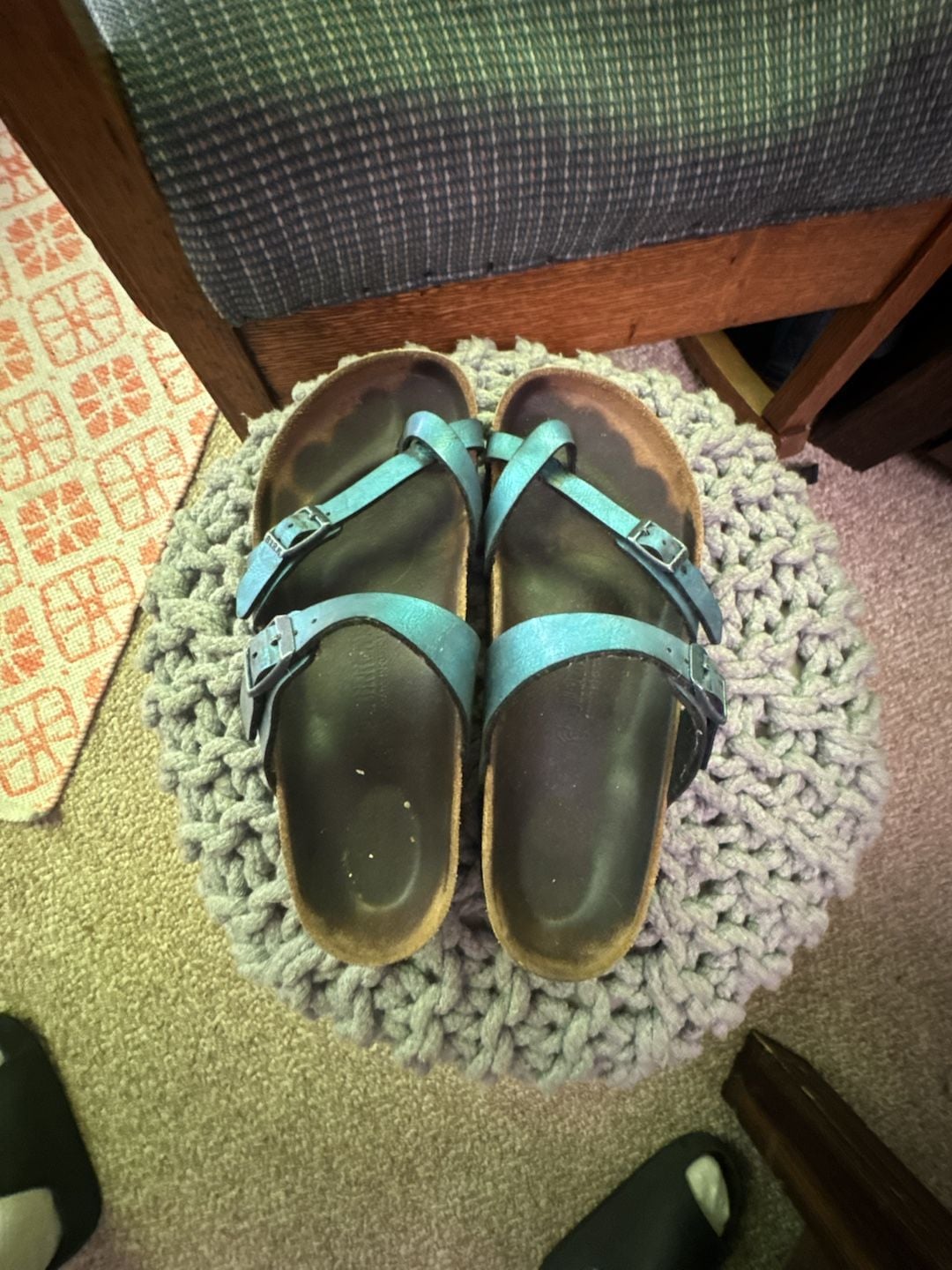Birkenstock Mayari Graceful Gem Blue Birko-Flor Sandals 2