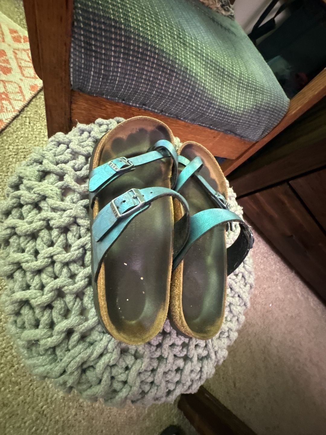 Birkenstock Mayari Graceful Gem Blue Birko-Flor Sandals 3