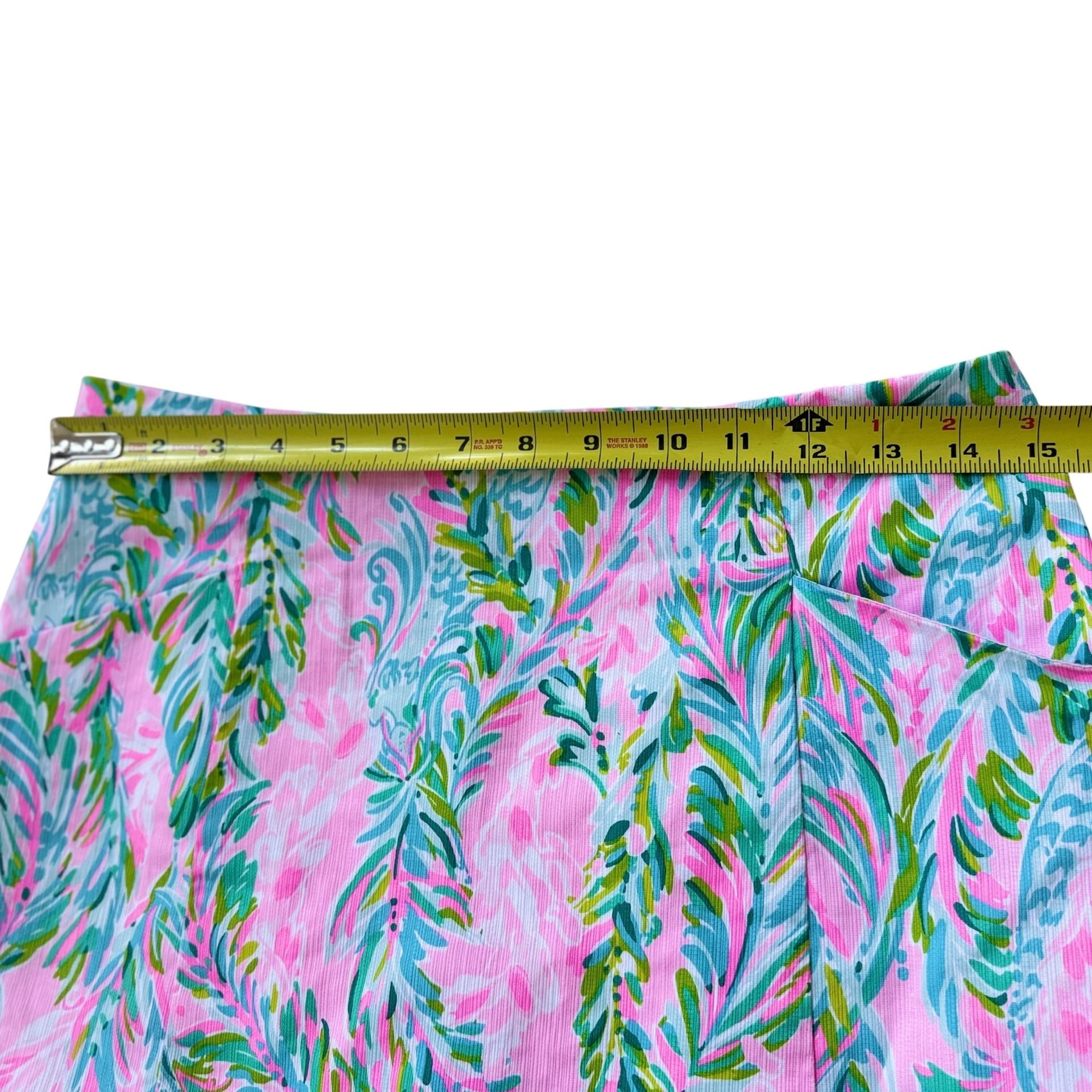 Lilly Pulitzer Women’s Pink Tropical Floral Skort Size 4 Cotton Stretch 7