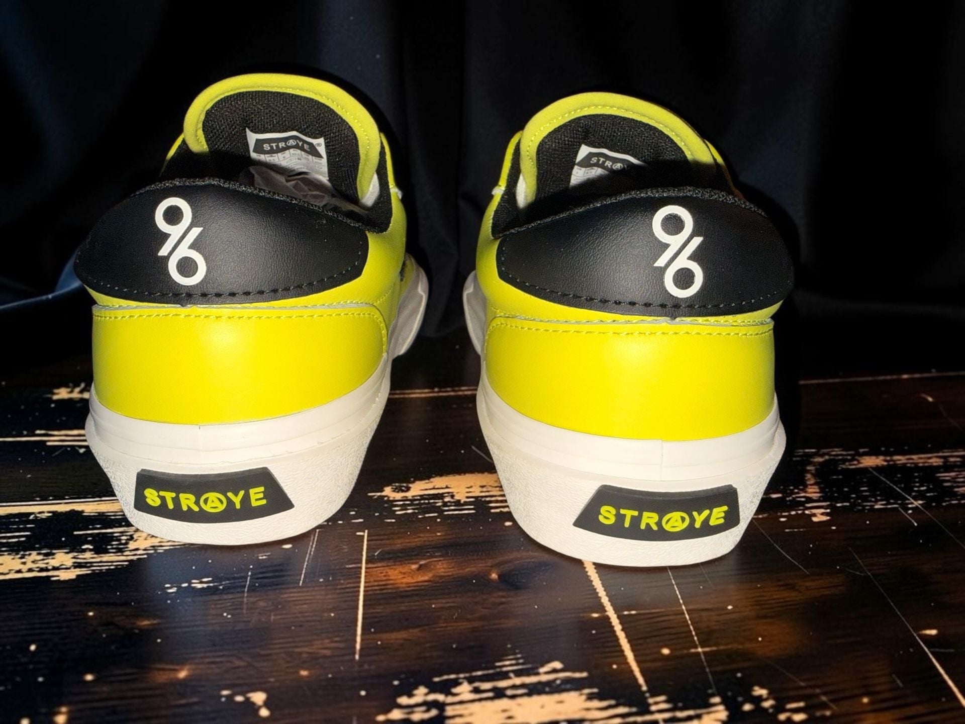 STRAYE Logan Puff Low-Top Skate Shoes Yellow Men's US 7 / Women's US 8.5 8
