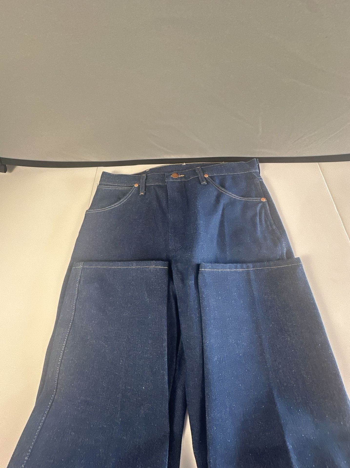 Wrangler Cowboy Cut 13MWZ Rigid Indigo Raw Denim Jeans 33x34 6