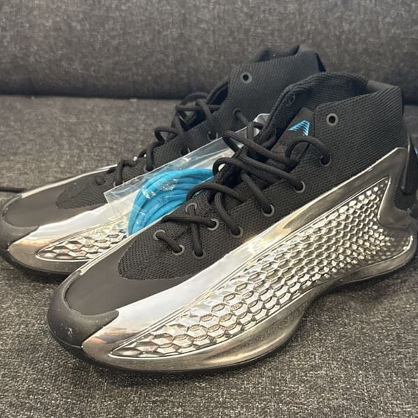 8.5M - Adidas AE 1 Mid 'Silver Metallic' Basketball Shoes JI0424