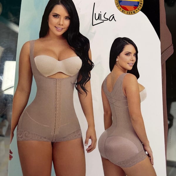 X-Large Silueta Latina Luisa Thick Strap Full Body Shaper Colombian Shapewear