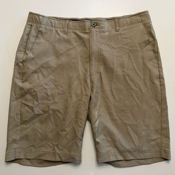 Pebble Beach Dry-Luxe Performance Khaki Golf Shorts Size 36