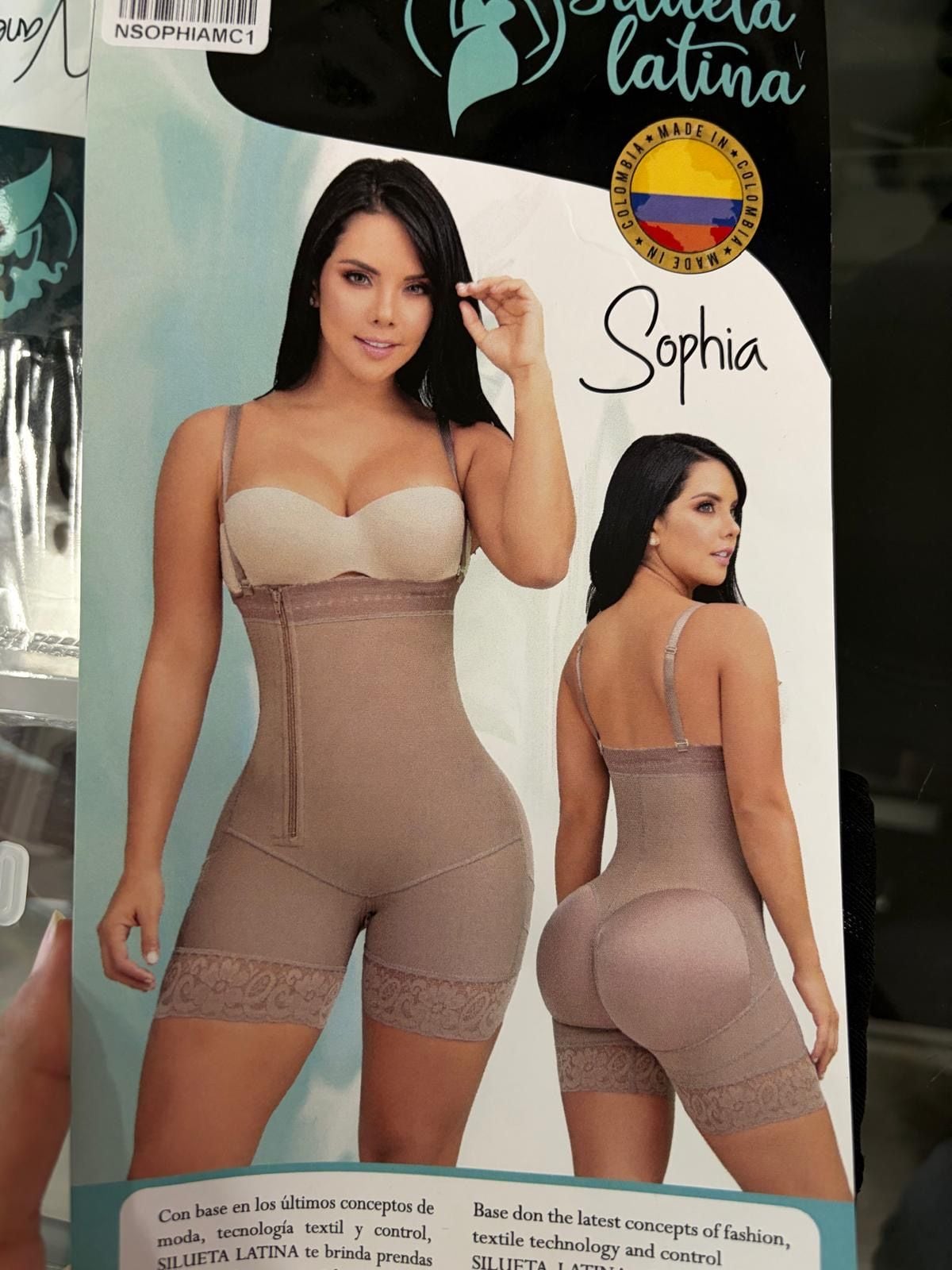 M size Silueta Latina Sophia Strapless Side Zipper Booty-Lift Colombian Shaper 1