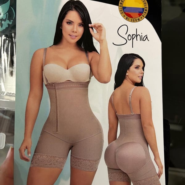2 xlarge Silueta Latina Sophia Colombian Shaper Booty-Lift Mid-Thigh Body Shaper