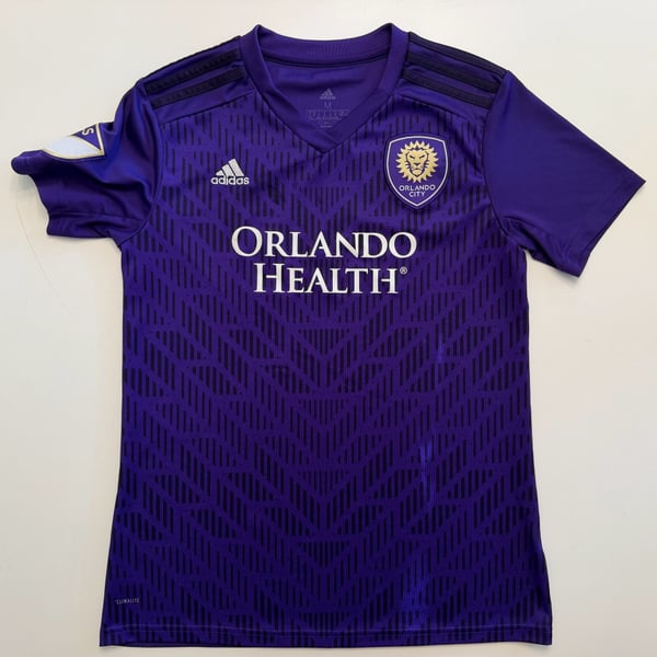 Adidas Orlando City SC 2019-2020 Home Replica Jersey Purple Size M