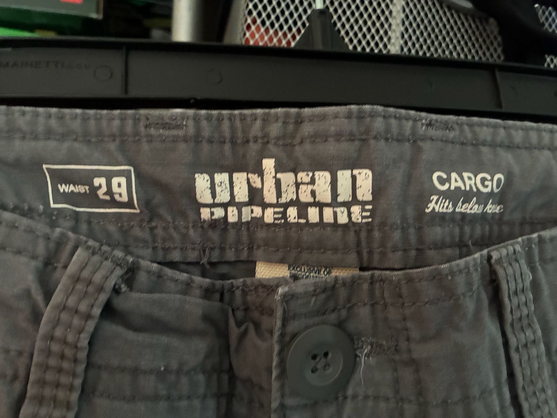 Urban Pipeline Men's Cargo Shorts, Gray, Size 29 4